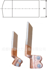 平板式銅鋁抱桿線夾(連接鋁排)
